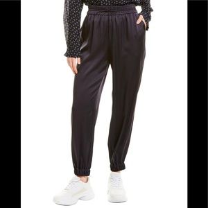 NWT Jason Wu Drawstring Silk-trim Jogger Pants